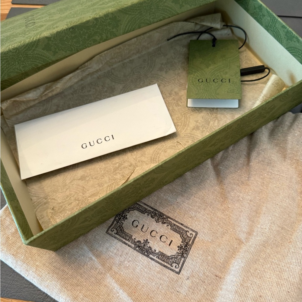 Gucci GG Marmot Men Black Leather Belt - Picture 5 of 5